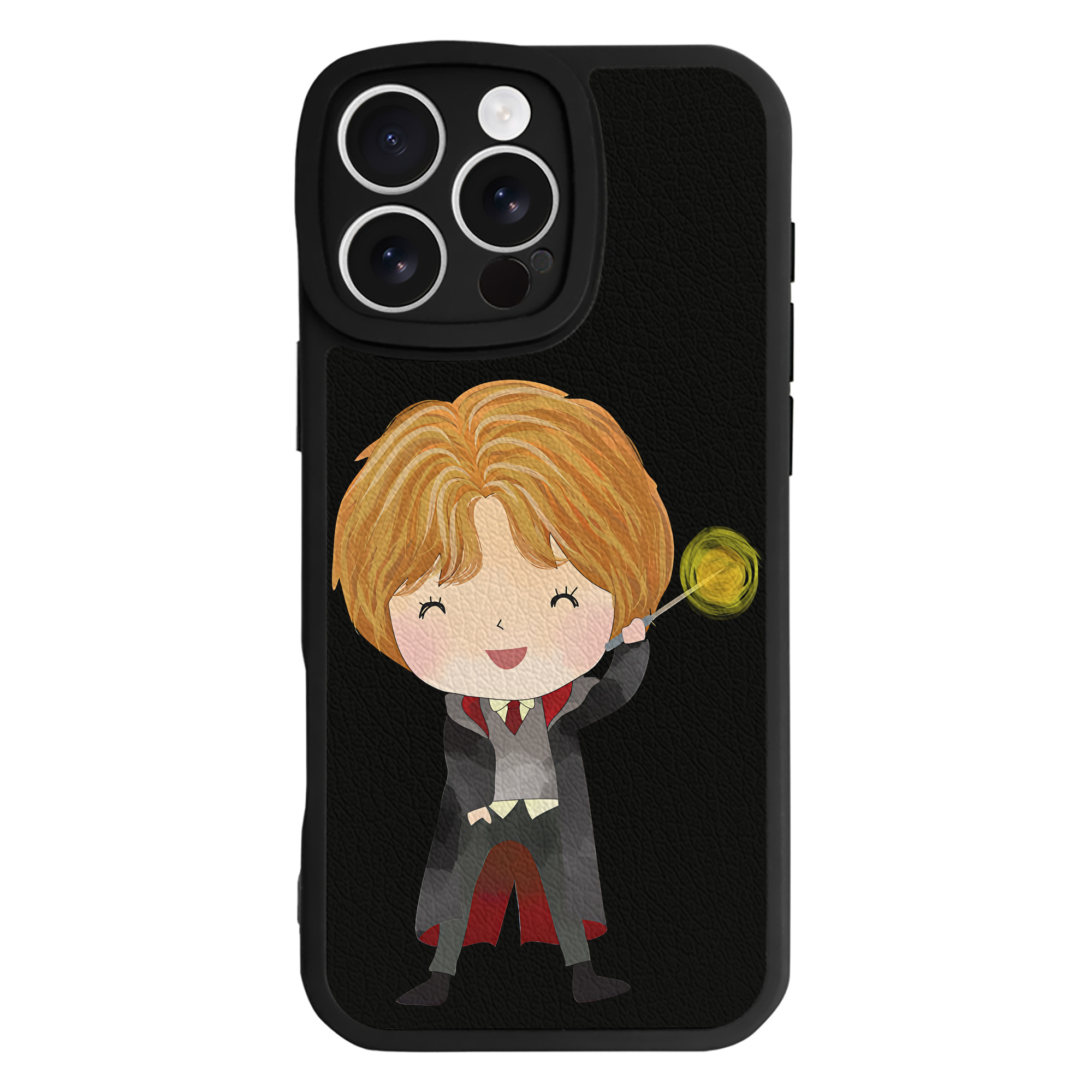 （画像用） Harry Potter ハリー・ポッターシリーズ 【iPhone 16シリーズ対応】シリコンスマホケース（レザー調） 材質：シリコン